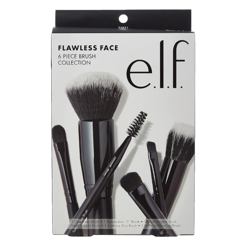E.L.F. Flawless Face Kit, 6 Piece Brush Collection
