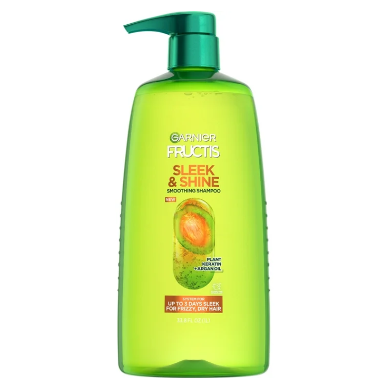 Garnier Fructis Sleek & Shine Smoothing Shampoo with Plant Keratin, 33.8 fl oz (1)