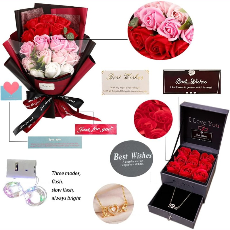 Roses Bouquet Artificial Flower (1)